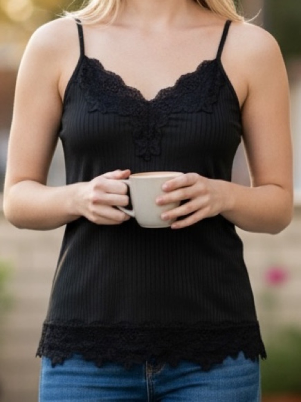 Black Lace Camisole